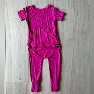 Girl’s Pink Ready Set Romper